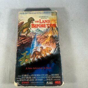 The Land Before Time VHS Movie 1988 Family Animation Classic Don Bluth
